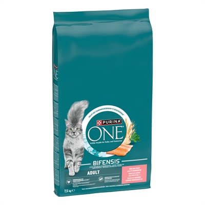 ONE Purina ONE Adult Kattenvoer Zalm 7,5 kg – Volkorengranen