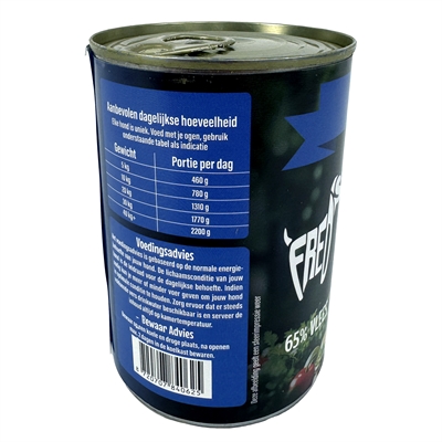 FREDS Hondenvoer Blik Vers Konijn 12×400 gr – Natuurlijk zachtvoer