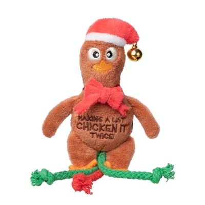 FUZZYARD hondenspeeltje Chicken It Twice Chook 12×8×5 cm – kerst