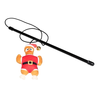 FUZZYARD kattenhengel Cluckin Claus 30 cm / 11×6×5 cm – Kerst