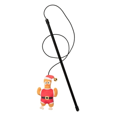 FUZZYARD kattenhengel Cluckin Claus 30 cm / 11×6×5 cm – Kerst