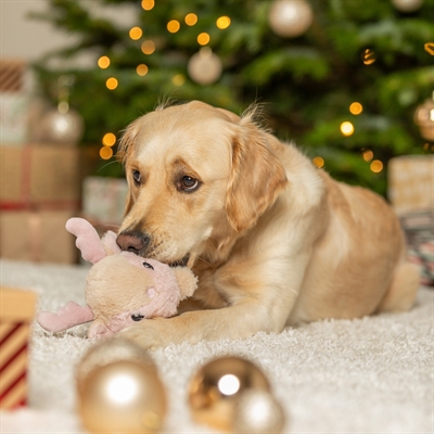 TRIXIE hondenspeeltje Rendier pluche 18 cm – met pieper