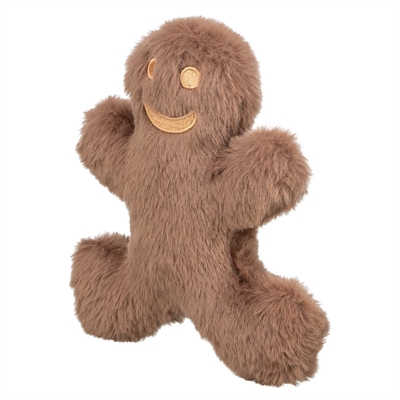 TRIXIE hondenspeeltje Xmas Gemberkoekman 16 cm – pluche met pieper