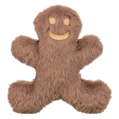 TRIXIE hondenspeeltje Xmas Gemberkoekman 16 cm – pluche met pieper