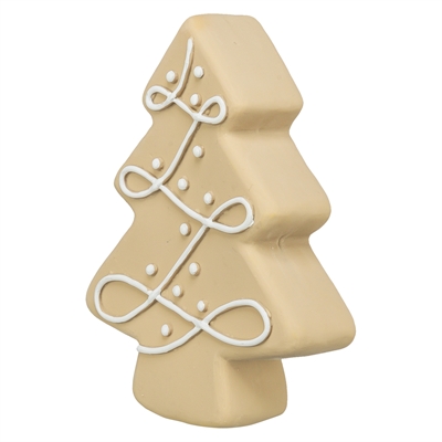 TRIXIE hondenspeeltje kerstboom latex 13 cm – beige