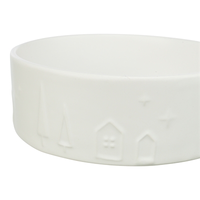 TRIXIE Voerbak hond Keramiek – stabiel zwaar & makkelijk schoon te maken - wit - 16 cm / 800 ml