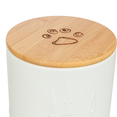 TRIXIE Snackpot keramiek Kerst 13×13×19 cm – wit