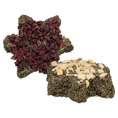 TRIXIE Snackmix voor konijnen Xmas-ster Pastinaak/Rodebiet 80 g
