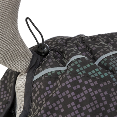 TRIXIE Hondenjas Limoux Reflect | Volledig reflecterend, winddicht & verstelbaar - Zwart/Grijs - 36 cm