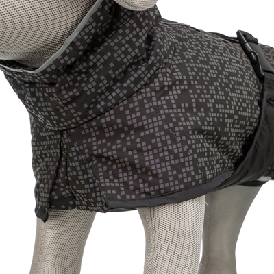 TRIXIE Hondenjas Limoux Reflect Volledig reflecterend - Zwart/grijs - 45 cm