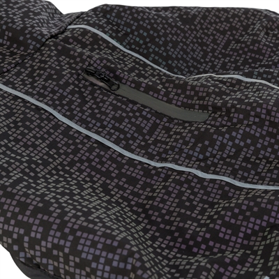 TRIXIE Hondenjas Limoux Reflect - volledig reflecterend, gewatteerd en verstelbaar - Zwart/grijs - 55 cm