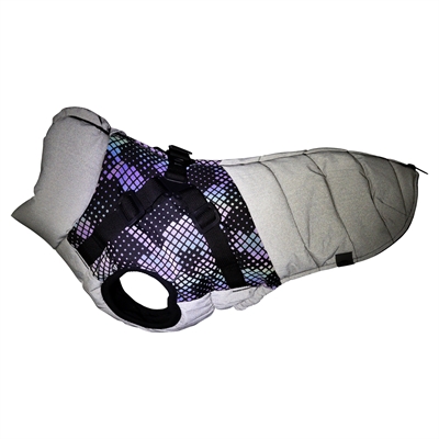 <span id="brand" data="trixie"/> hondenjas Pontis met tuig reflecterend – 36 cm grijs
