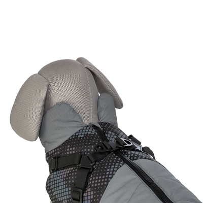 <span id="brand" data="trixie"/> hondenjas Pontis met tuig reflecterend – 36 cm grijs