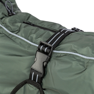 TRIXIE Hondenjas Explore Thermo Warmtereflecterend, water- en winddicht - olijfgroen - 50 cm