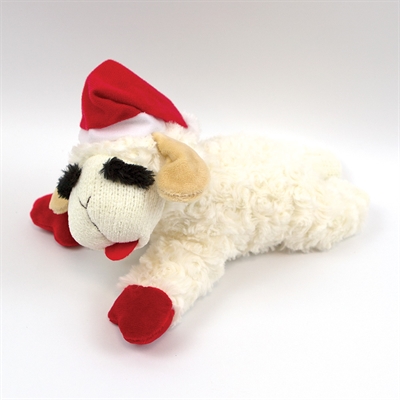 HAPPY PET pluche hondenspeeltje Santa Lambchop 30×16×17 cm – kerst