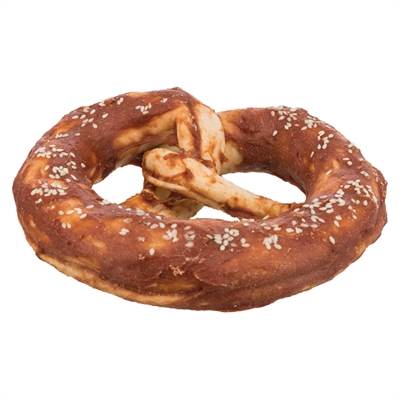 TRIXIE Denta Fun Chew Snack Brezeln Ente 15 cm - Glutenfrei