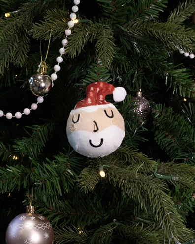 CUPID & COMET hondenspeelgoed Seth Santa Ball 6,5×6,5×10 cm