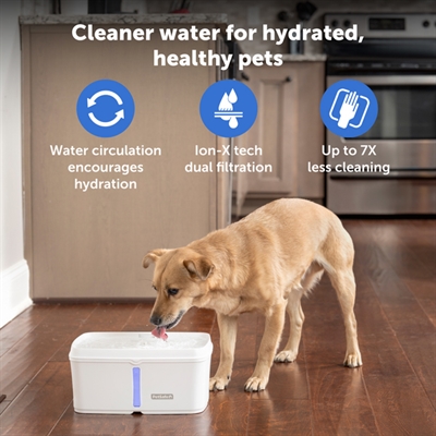 PETSAFE Drinkfontein Viva 4,1 L - stil, dubbele filter