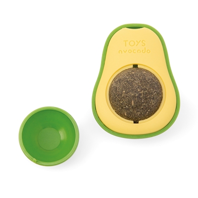 <span id="brand" data="imac"/> kattenspeeltje Avocado met uitneembare catnipbal 4,5×6 cm