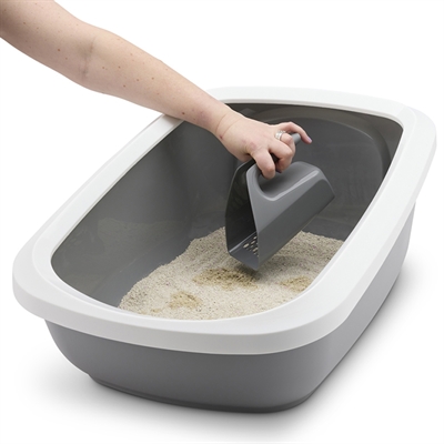 SAVIC kattenbakschep Sift Buddy 12×13,5×18 cm – grijs