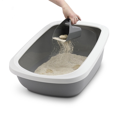 SAVIC kattenbakschep Sift Buddy 12×13,5×18 cm – grijs