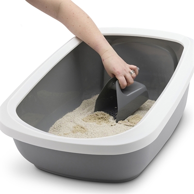 SAVIC kattenbakschep Sift Buddy 12×13,5×18 cm – grijs