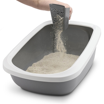 SAVIC kattenbakschep Sift Buddy 12×13,5×18 cm – grijs