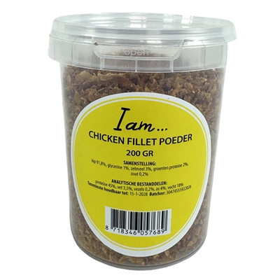 I AM toppingpoeder voor honden Kipfilet 200 g