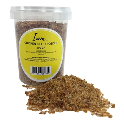 I AM toppingpoeder voor honden Kipfilet 200 g