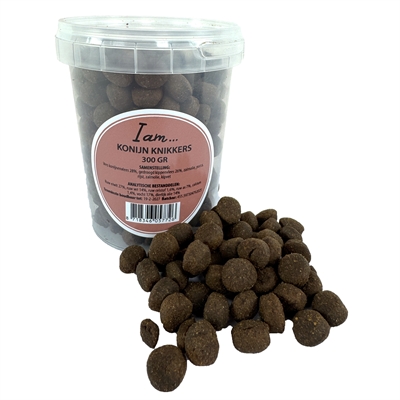 I AM hondensnack Konijn Knikkers 300 g