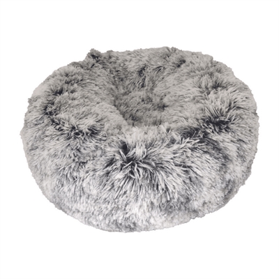 CROCI hondenmand donut bicolor 70×70×25 cm – zwart