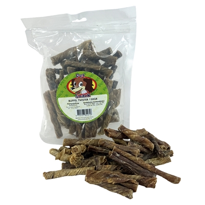 PETSNACK Hundekausnack Buffel Twist 150 g – klein