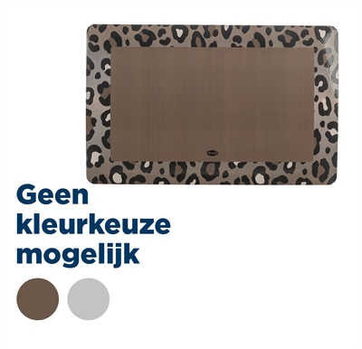 <span id="brand" data="trixie"/> placemat Leo panterprint 44×28 cm – assorti, antislip