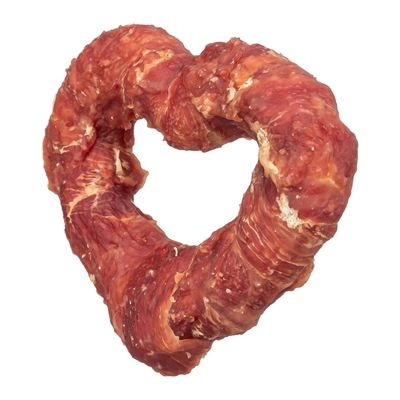 TRIXIE hondenkauwsnack Denta Fun Heart 10 cm – eendenborst 50 st