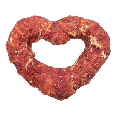 TRIXIE hondenkauwsnack Denta Fun Heart 10 cm – eendenborst 50 st