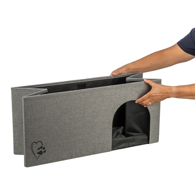 TRIXIE kattenhuis Kimy Soft 76×37×72 cm – lichtgrijs