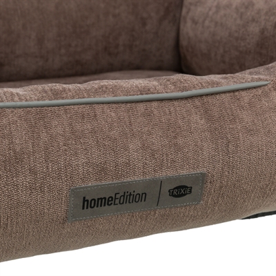 TRIXIE Hondenmand Lennox Orthopedisch (visco-elastisch) - Vormstabiele rand - Bruin - 100x70 cm