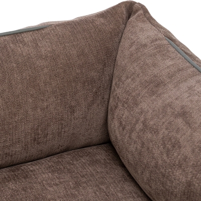 TRIXIE Hondenmand Lennox Orthopedisch (visco-elastisch) - Vormstabiele rand - Bruin - 100x70 cm