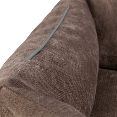 TRIXIE Hondenmand Lennox Orthopedisch (visco-elastisch) - Vormstabiele rand - Bruin - 100x70 cm