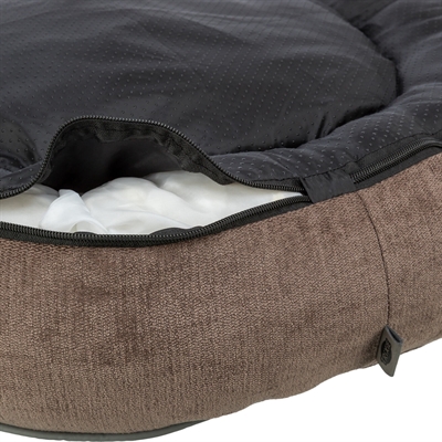 TRIXIE Hondenmand Lennox orthopedisch 50×50 cm – bruin