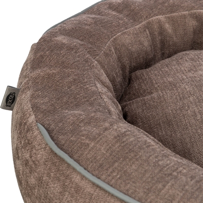 TRIXIE Hondenmand Lennox Orthopedisch met memory-effect & stevige rand - Bruin - 60x60 cm