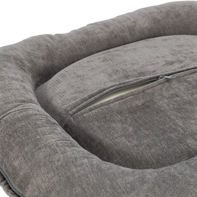 TRIXIE Hondenkussen Lennox - Orthopedisch met visco-elastisch schuim - Grijs - 130x100 cm