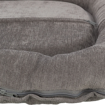 TRIXIE Hondenkussen Lennox - Orthopedisch met visco-elastisch schuim - Grijs - 130x100 cm