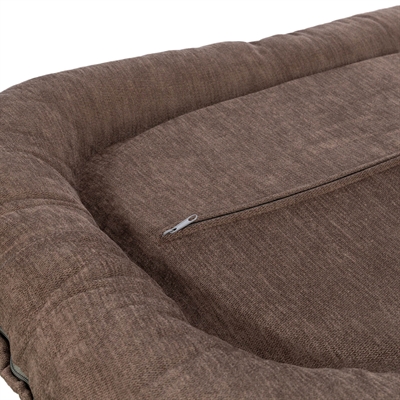 TRIXIE Hondenkussen Lennox - orthopedisch met visco-elastisch (memory) schuim - bruin - 110x85 cm