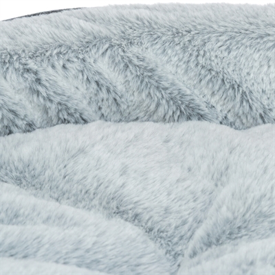 TRIXIE Hondenmand Lino Soft Orthopedisch visco-elastisch schuim - Grijs/lichtgrijs - 110x92 cm