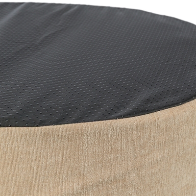 TRIXIE Hondenmand Lino Soft Ovaal | Orthopedisch visco-elastisch schuim - Beige/Crème - 83x67 cm