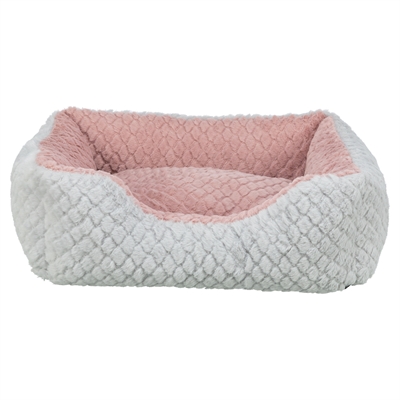 TRIXIE Hondenmand Kaline Mio Hoekig 50×40 cm – Grijs/Oudroze