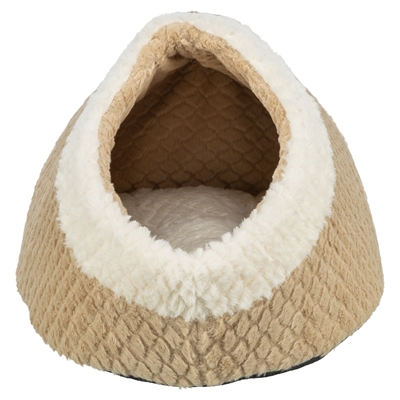 <span id="brand" data="trixie"/> Kattenmand Iglo Kaline Mio 35×41×26 cm – lichtbruin/crème