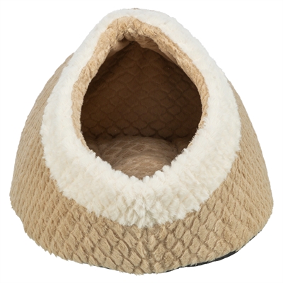 <span id="brand" data="trixie"/> Kattenmand Iglo Kaline Mio 35×41×26 cm – lichtbruin/crème