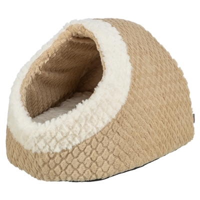 TRIXIE Kattenmand Iglo Kaline Mio 35×41×26 cm – lichtbruin/crème